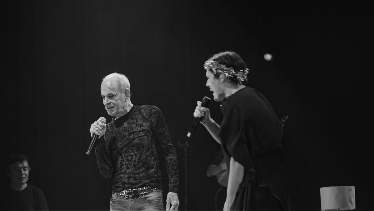 Jorge Fernando num encontro em palco